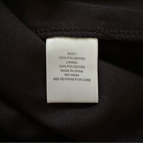 Donna Ricco Dress Gold Black Sequin V-Neck Sleeveless Evening Sheath Size 4 - Picture 11 of 14